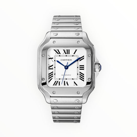 Cartier Santos 40mm Steel White Dial