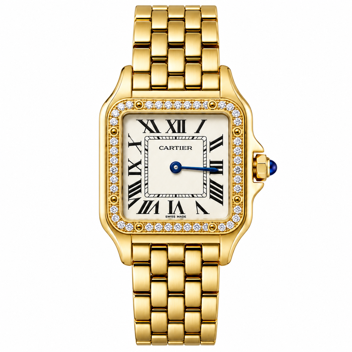 Cartier Panthere De Cartier Yellow Gold Diamond Bezel 33mm