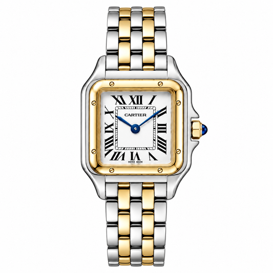 Panthere Watch 33mm 2Tone White Dial