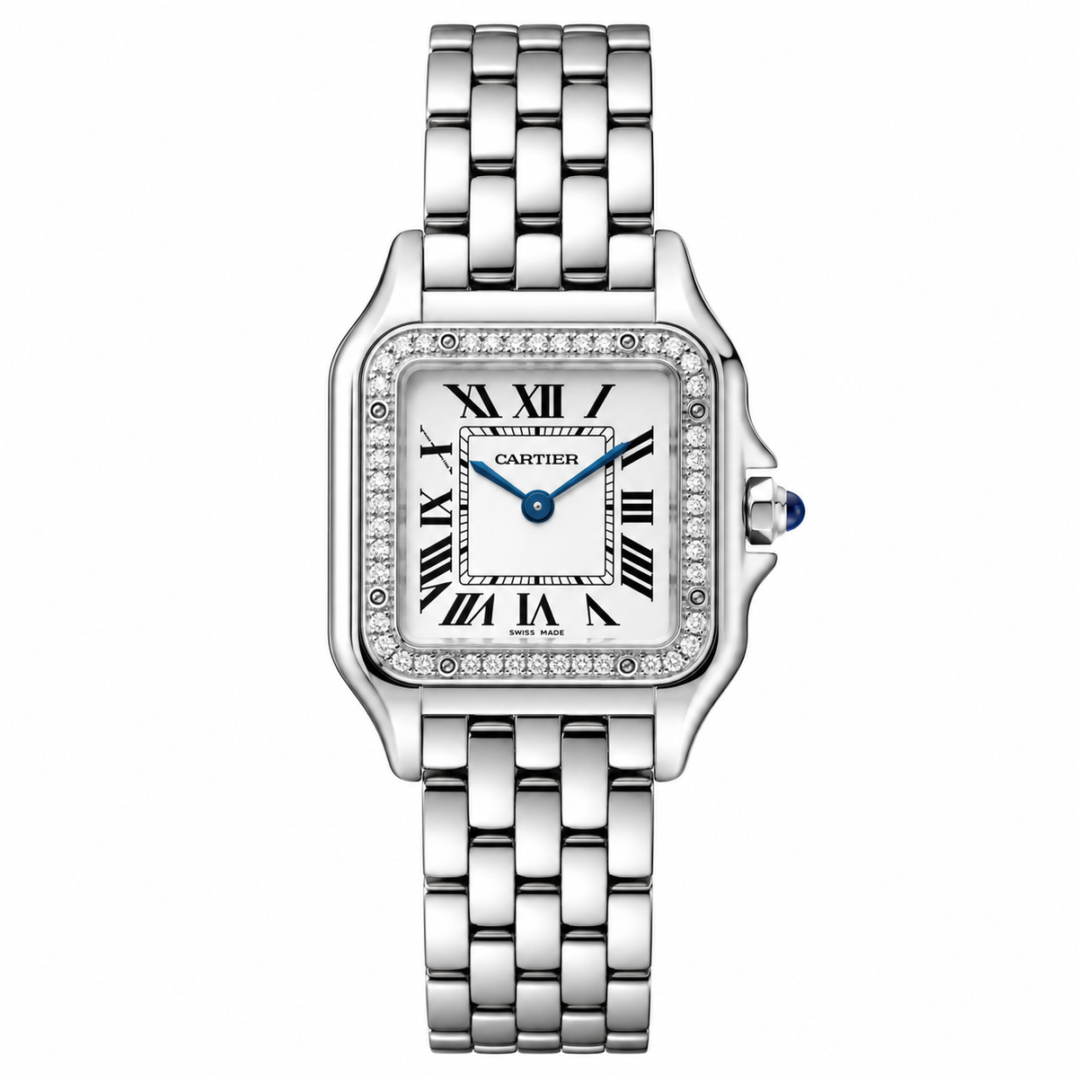 Cartier Panthere Steel Diamonds 33mm