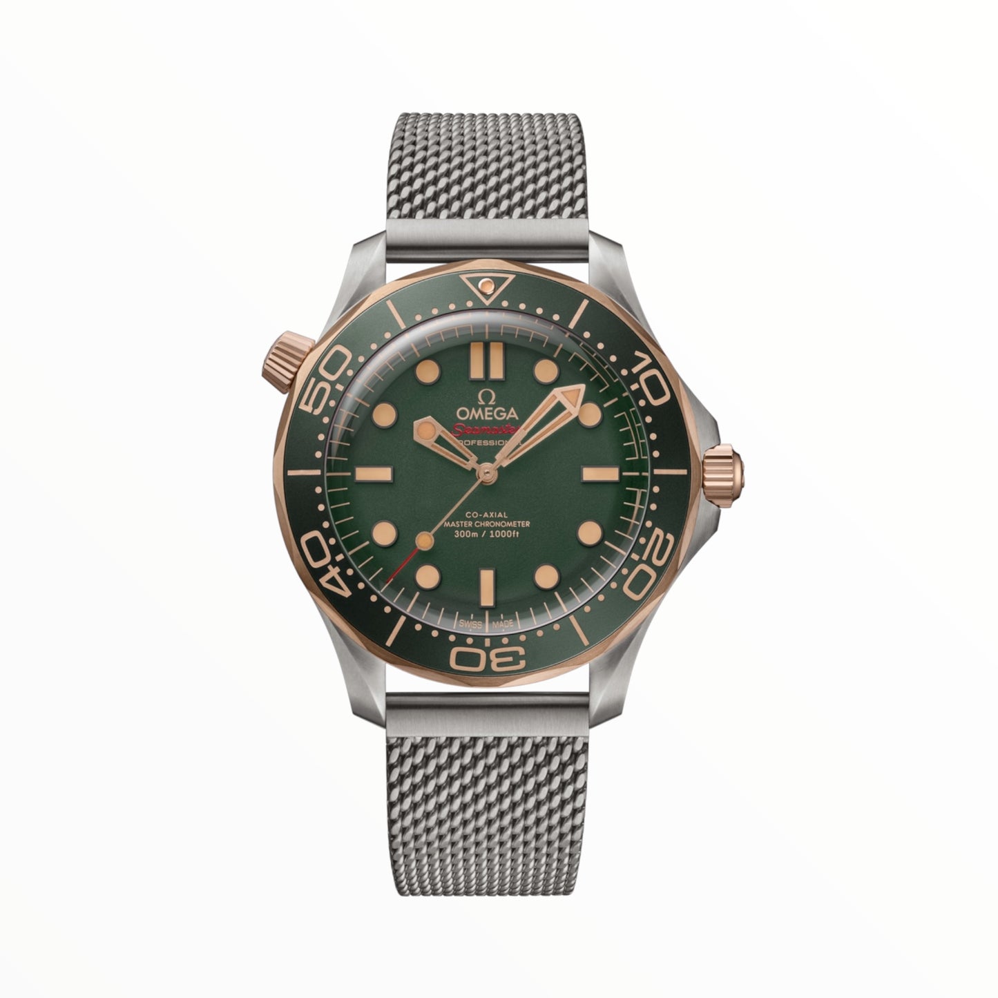 Diver 300M CoAxial Master No Time To Die Green Dial 42 mm
