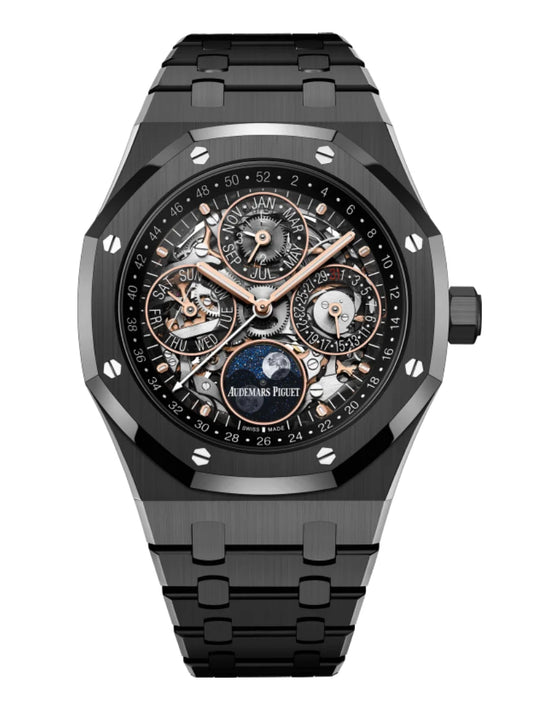 Audemars Piguet Royal Oak Chronografh Watch Ceramic Skeleton Dial 41mm