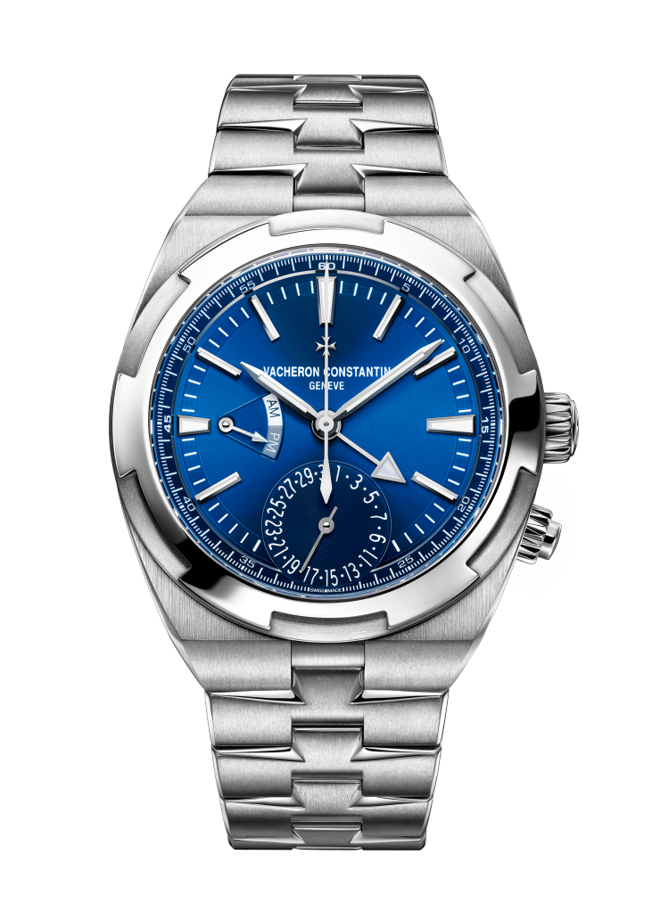 Overseas Blue Dial Pm/Am Automatic Men’s Watch