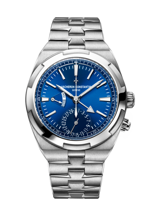 Overseas Blue Dial Pm/Am Automatic Men’s Watch