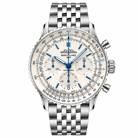 Breitling Navitimer Chronograph Cream & Blue Dial 41mm