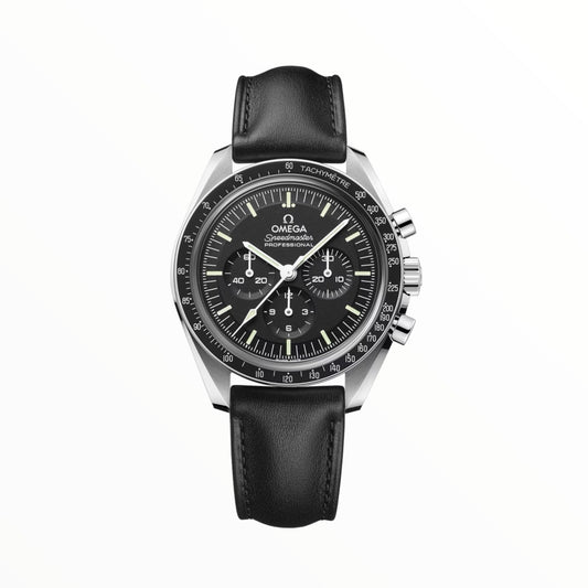 Omega Speedmaster Moonwatch Professional CoAxial Master Chronometer Chronograph Leather Strap 42 mm