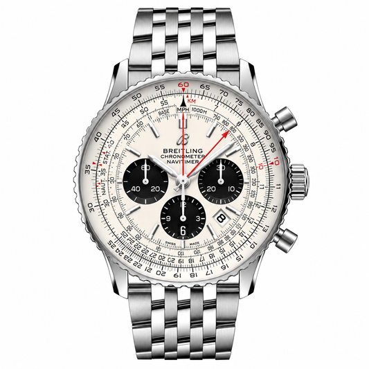 Breitling Navitimer Date Chronograph Panda Chronograph 44mm