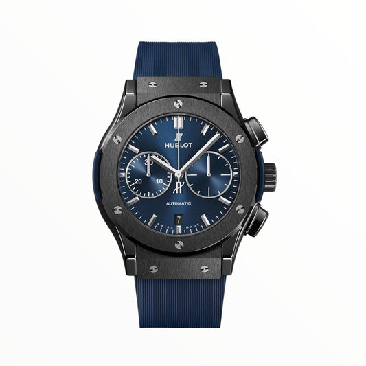 Hublot Classic Fusion Chronograph Ceramic Blue Dial 45MM