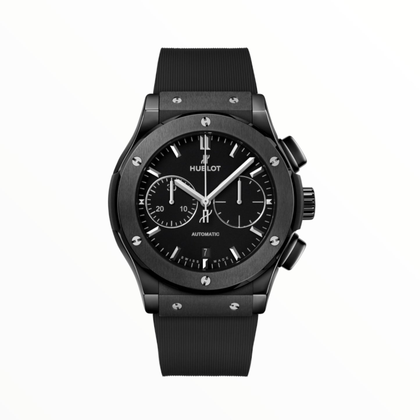 Hublot Classic Fusion Chronograph Ceramic Black Dial 45MM