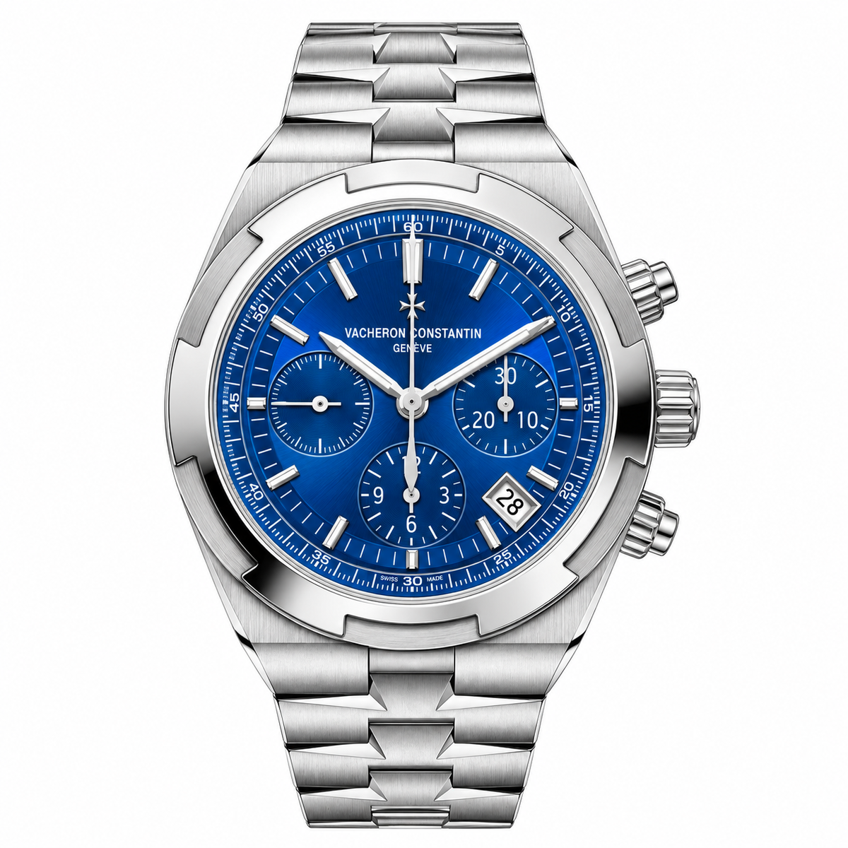 Overseas Blue Dial Chronograph Men’s Watch
