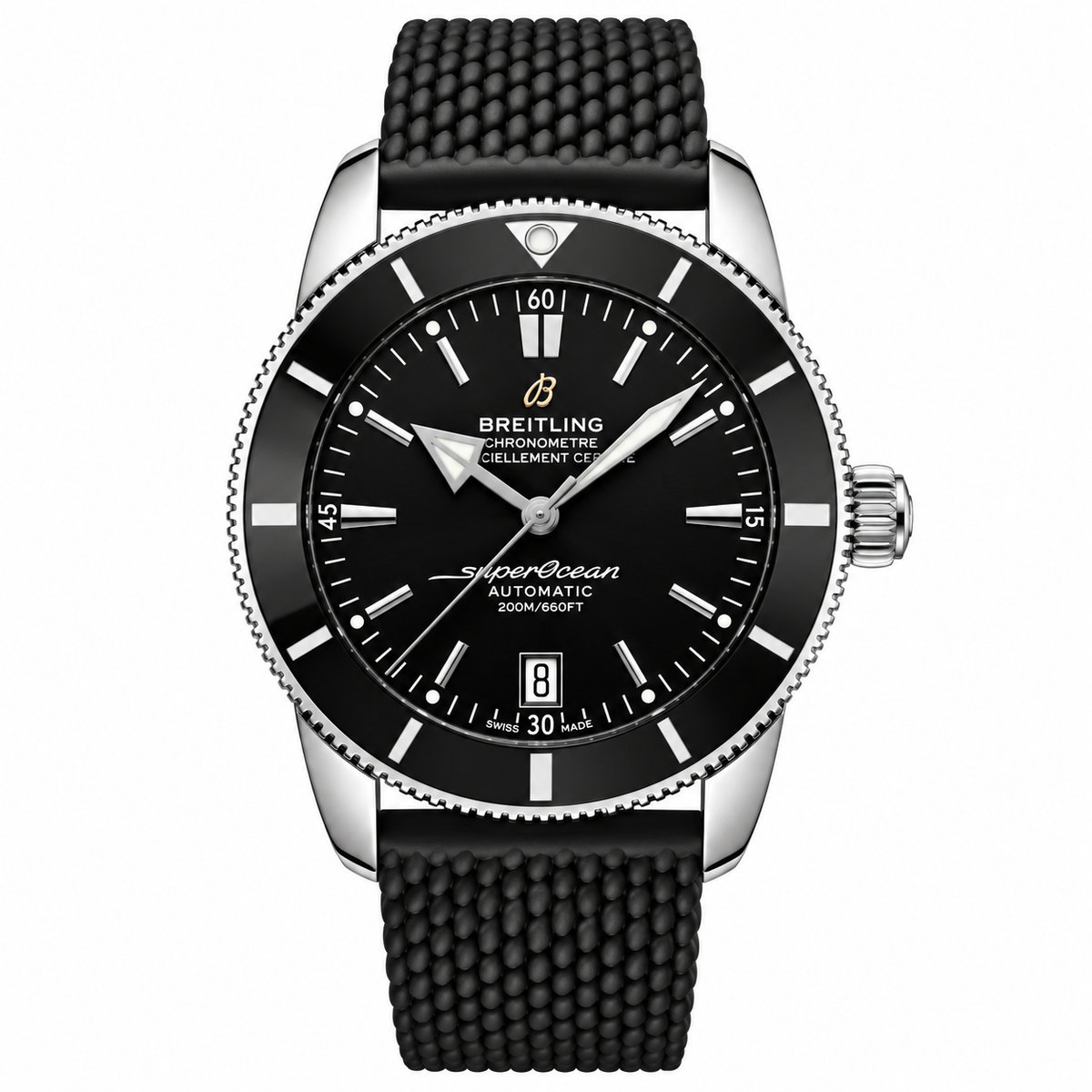 Breitling SuperOcean Heritage B20 Automatic 44mm Black With Strap