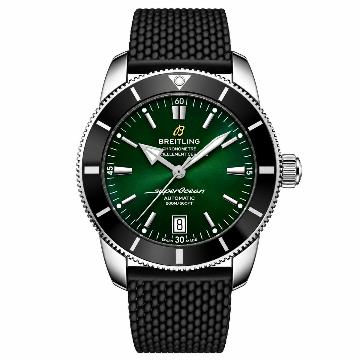 Breitling SuperOcean Heritage B20 Automatic 44mm Green Dial With Black With Strap