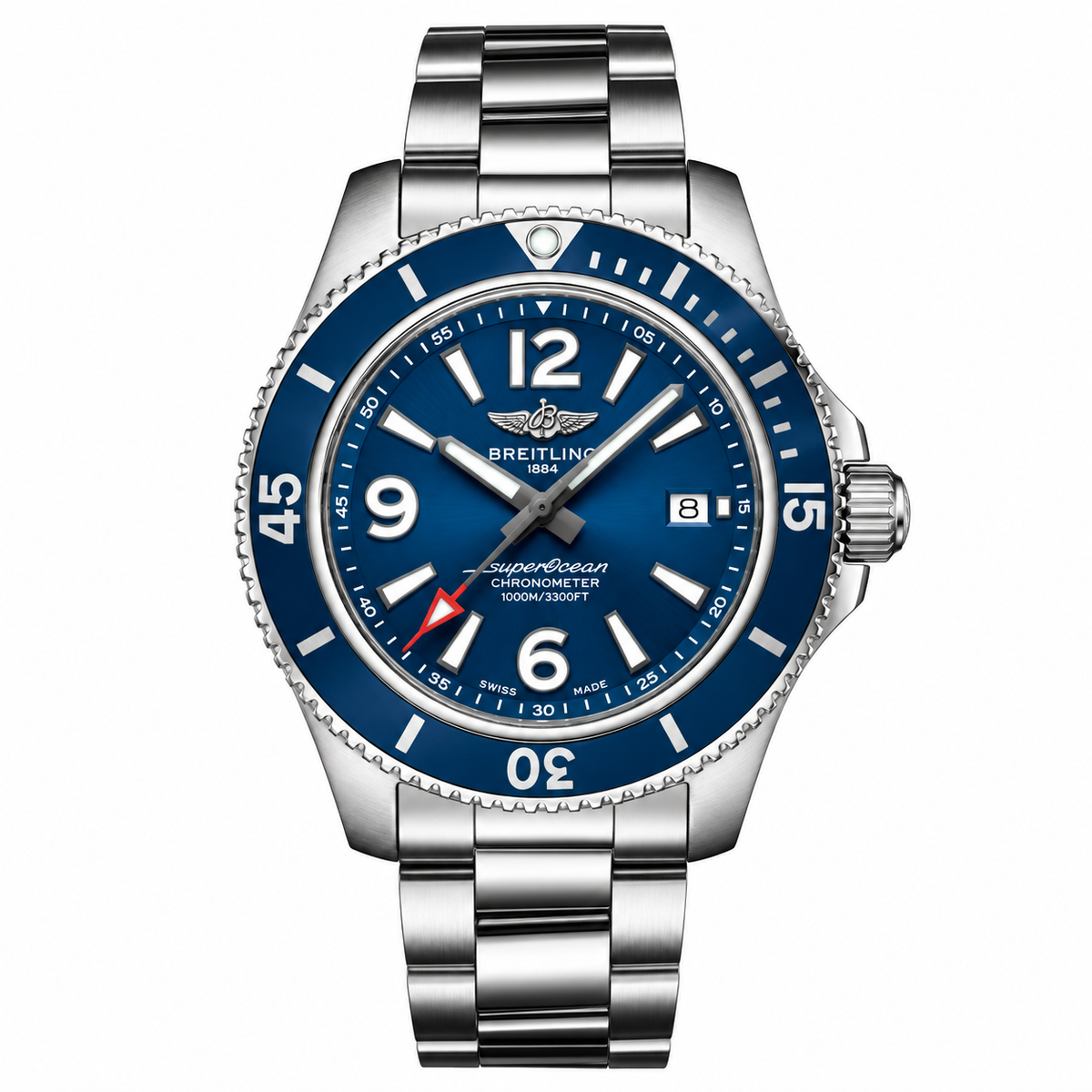 Breitling SuperOcean Steel Blue Dial 44mm
