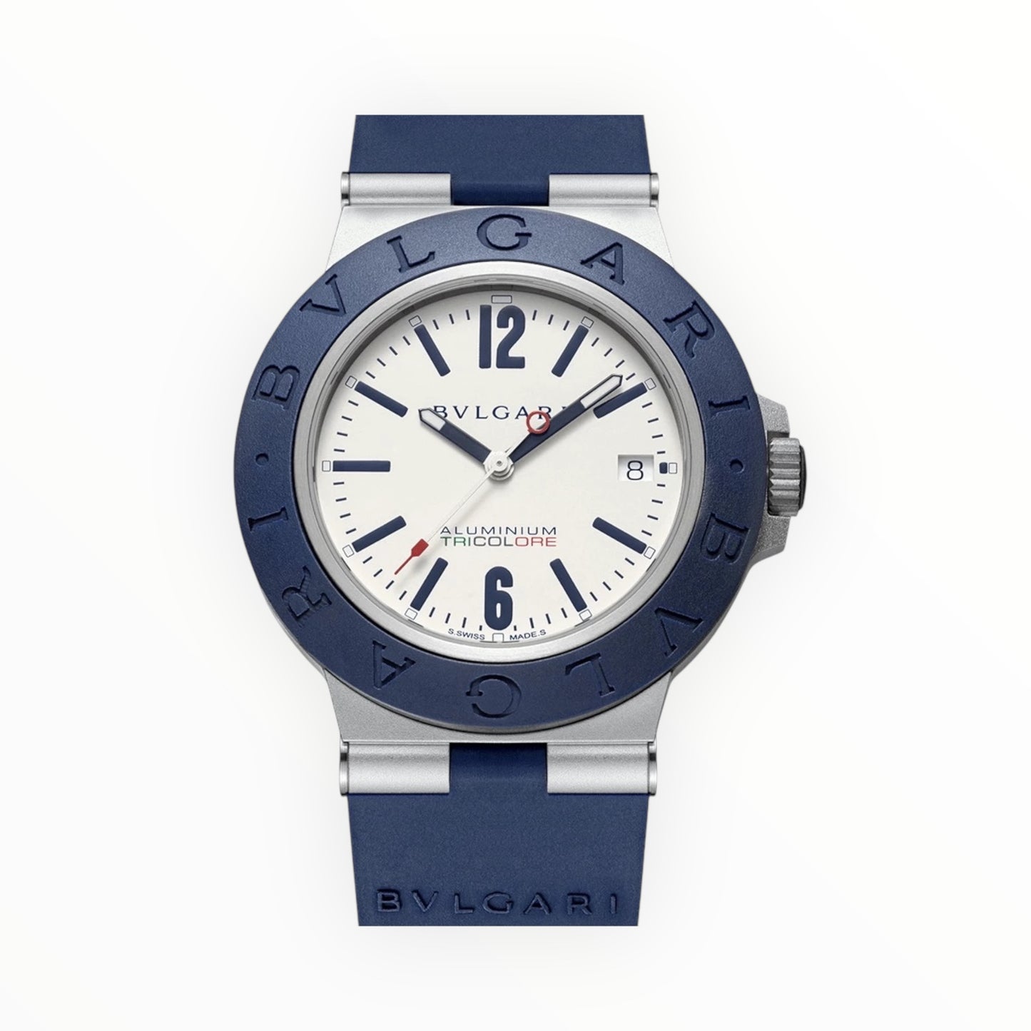 Bulgari Aluminium  40mm Blue Tricolore