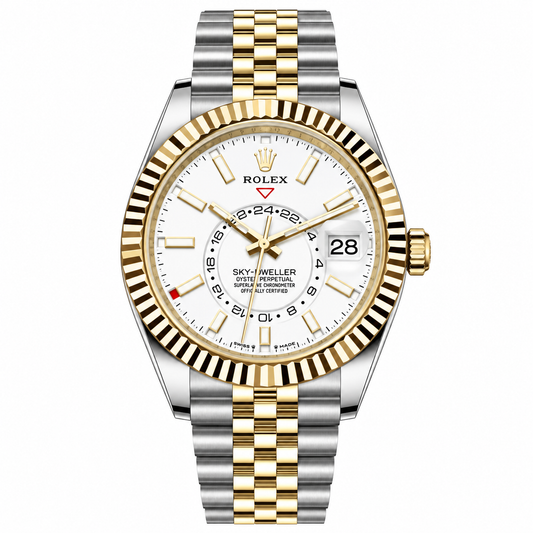 Rolex Sky-Dweller Two-Tone – White Dial Jubilee 42mm