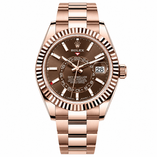 Rolex Sky-Dweller Rose Gold – Chocolate Dial Oyster 42mm