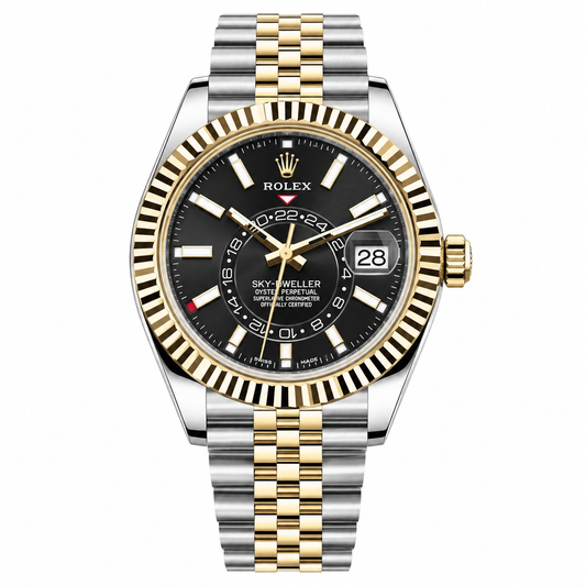 Rolex Sky-Dweller TwoTone – Black Dial Jubilee 42mm