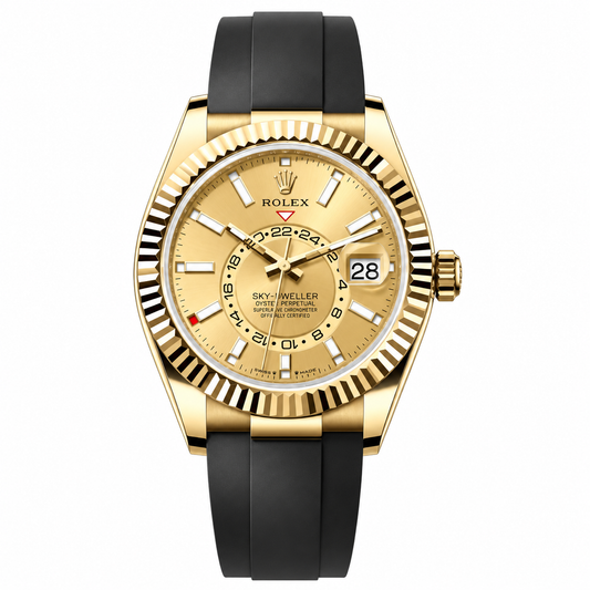 Rolex Sky-Dweller Yellow Gold – Champagne Dial OysterFlex 42mm