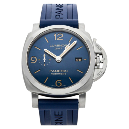 Pam Luminor Marina Blue Dial Rubber 44mm