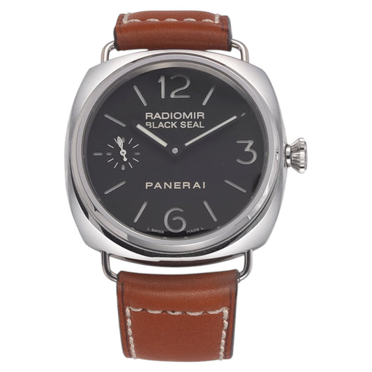Panerai Radiomir Quaranta Black Dial Brown Leather Strap 40mm