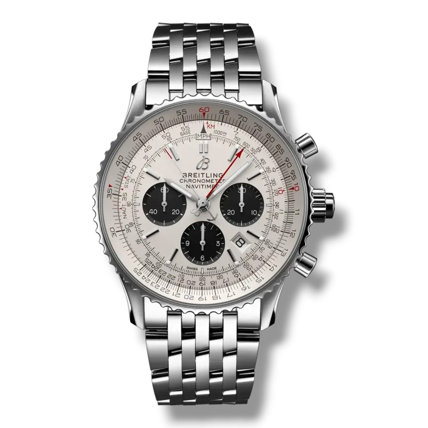 Breitling Navitimer Date Chronograph Panda Chronograph 44mm