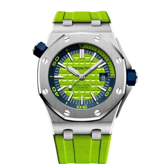 Audemars Piguet Royal Oak Offshore Diver Watch-Lime Green Dial42mm