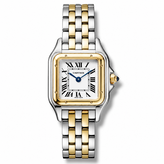 Panthere Watch 33mm 2Tone White Dial