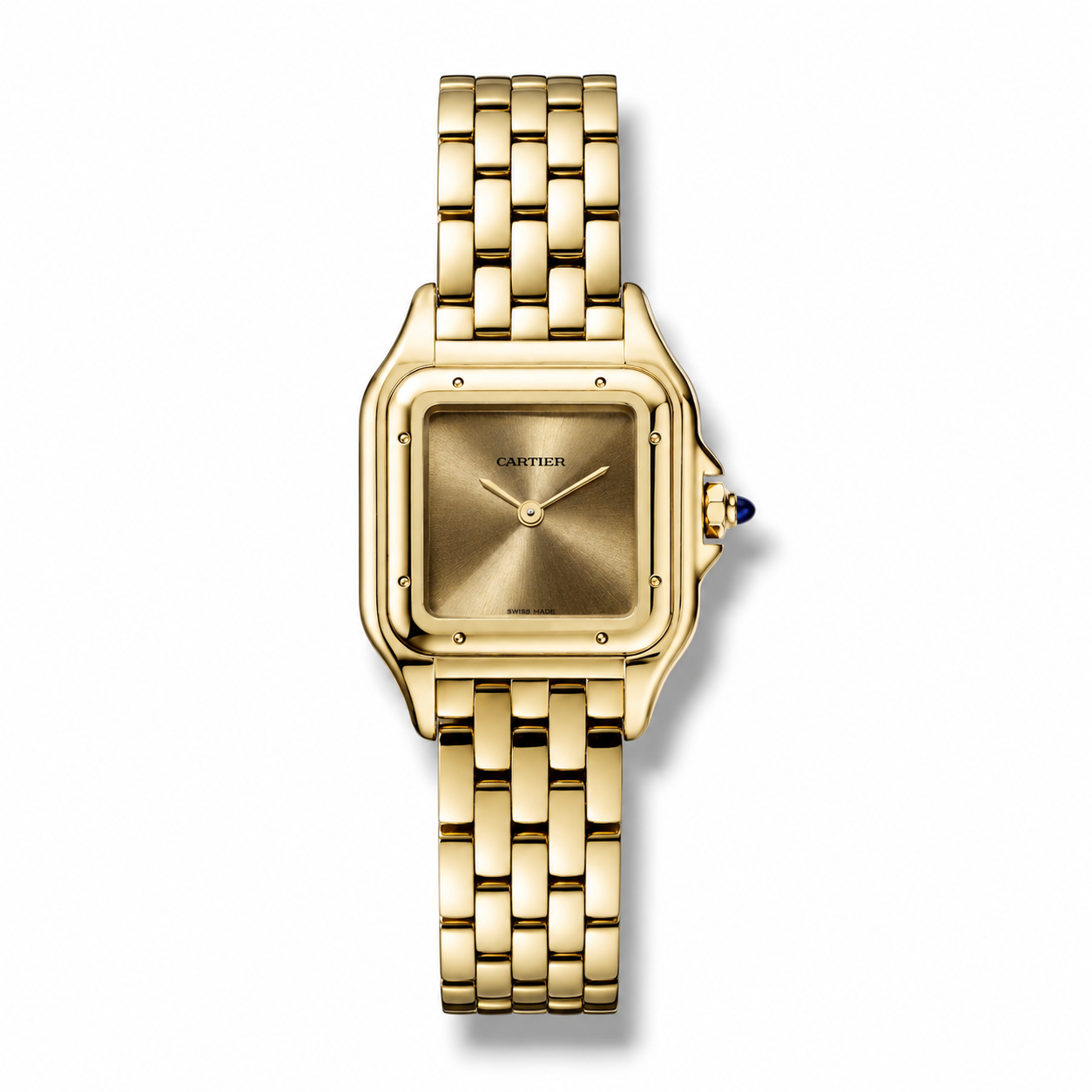 Cartier Panthere Full Gold Tone Dial Bracelet Watch 33mm