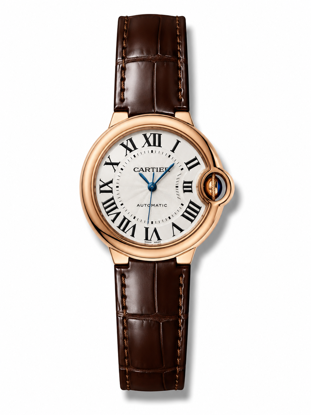 Cartier Ballon Bleu Rose Gold White Dial Automatic 33MM