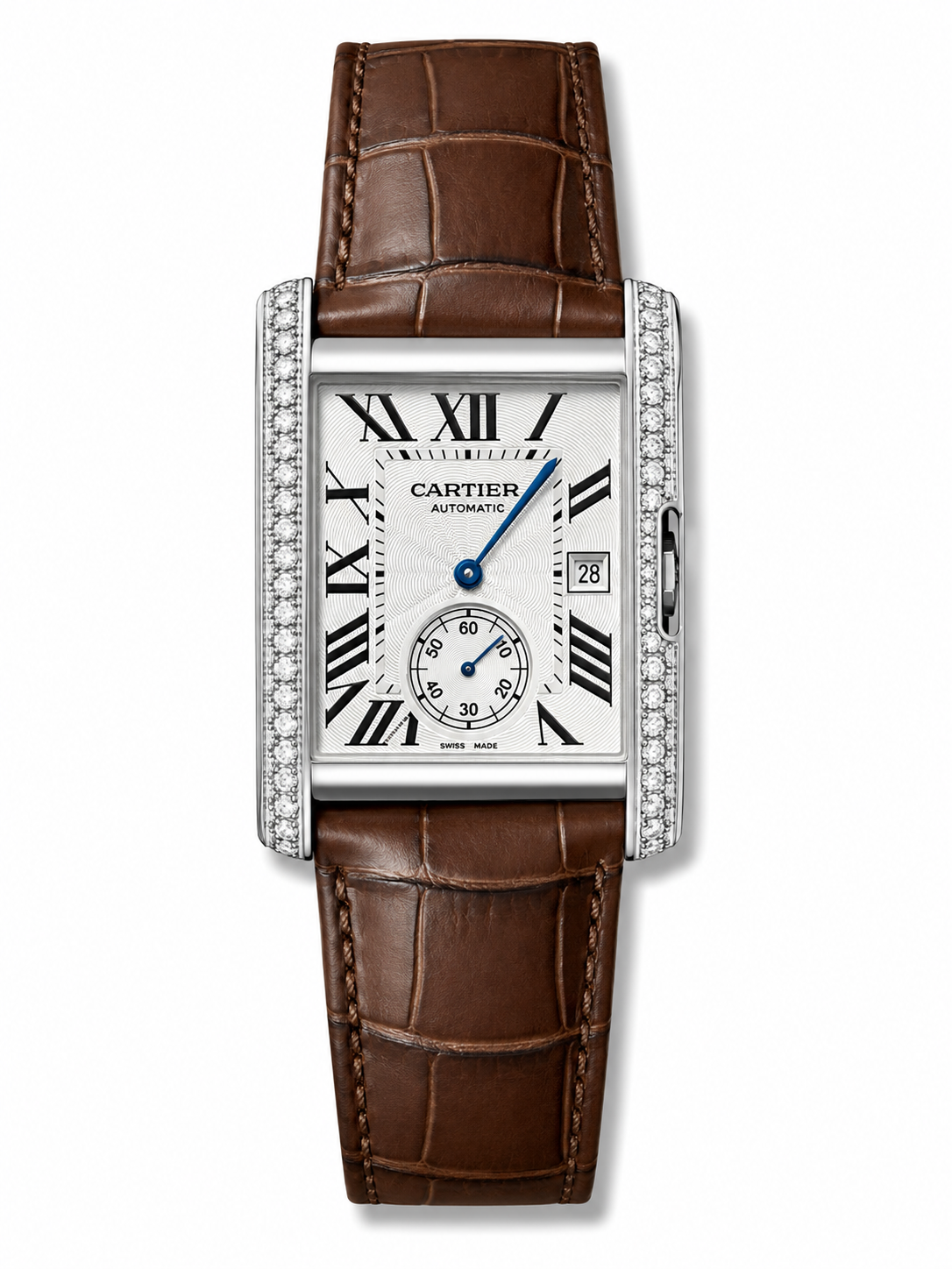Cartier Tank Diamond Bezel Automatic 44mm