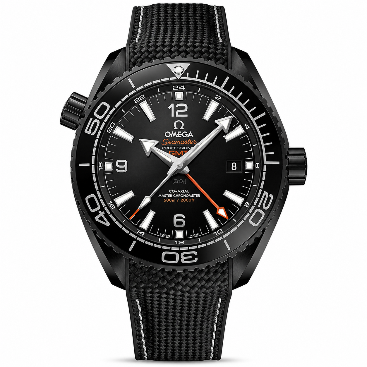 Omega Planet Ocean 600M CoAxial Master GMT Black 45.5 mm