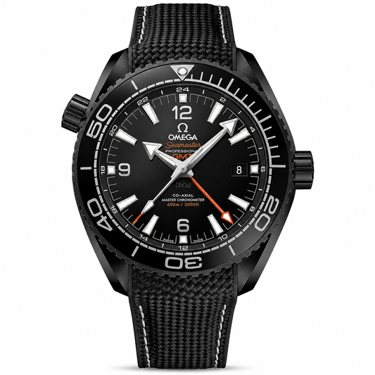 Omega Planet Ocean 600M CoAxial Master GMT Black 45.5 mm