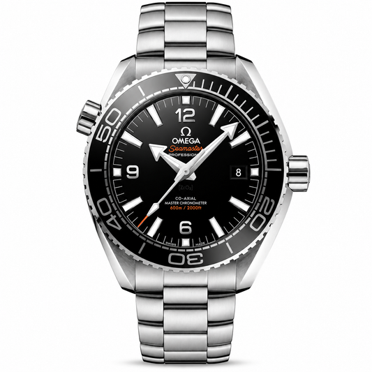Omega Planet Ocean 600M CoAxial Sea Master Chronometer Steel Black Dial 43.5mm