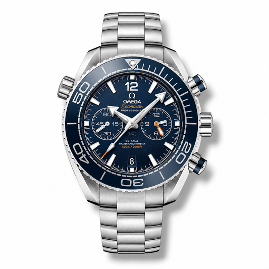 Omega Planet Ocean 600M CoAxial Master Chronografh Steel Blue 45.5 mm