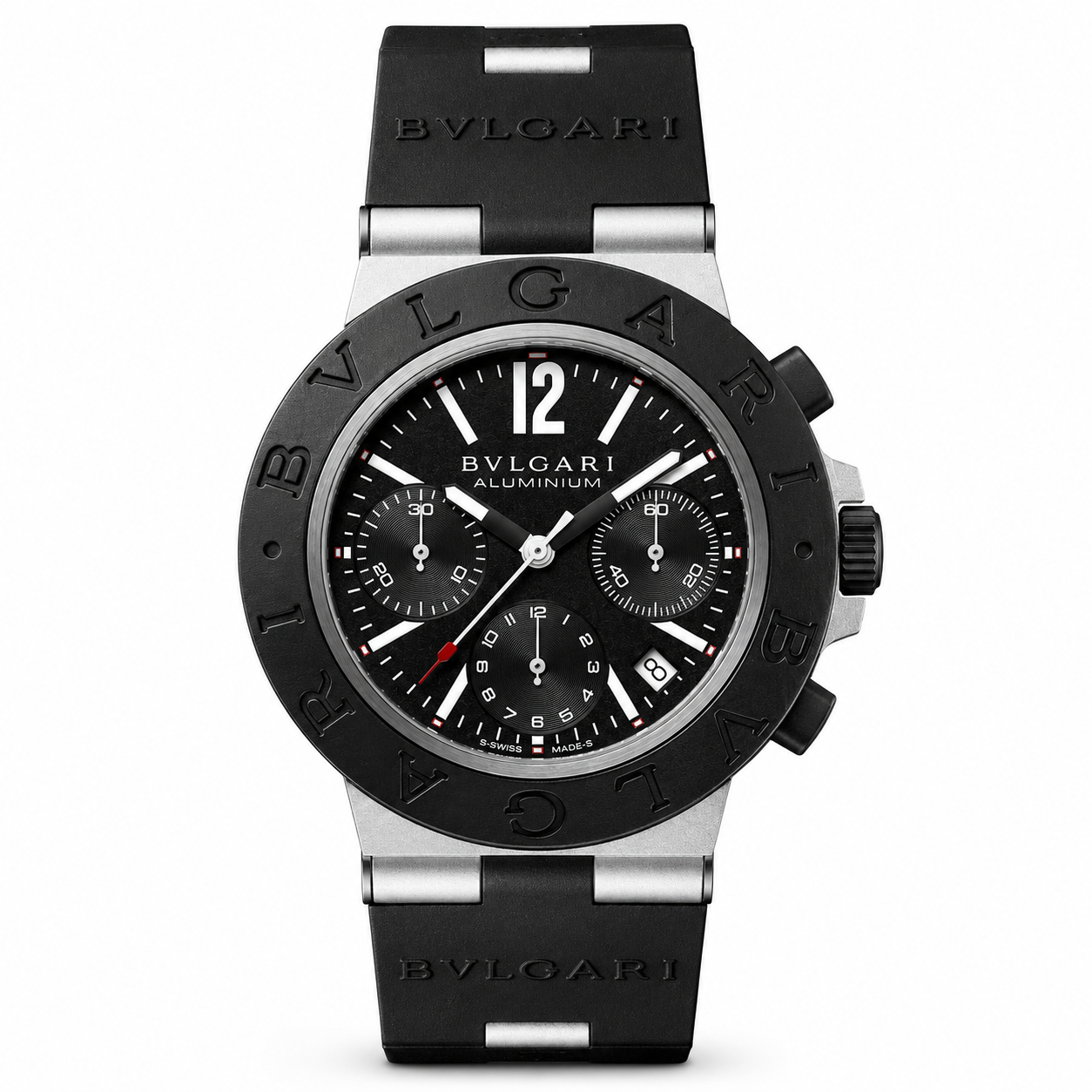 Bulgari Aluminium Black Dial Chronograph
