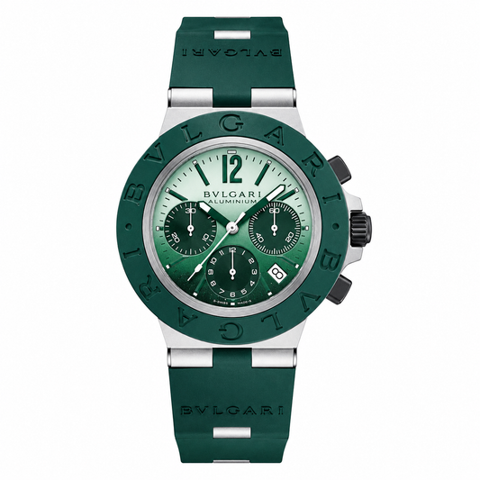 Bulgari Aluminium Green Chronograph