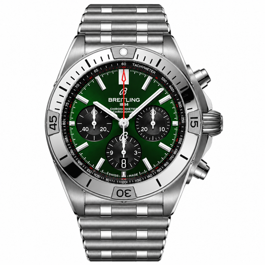 Breitling Chronomat Steel Green Dial