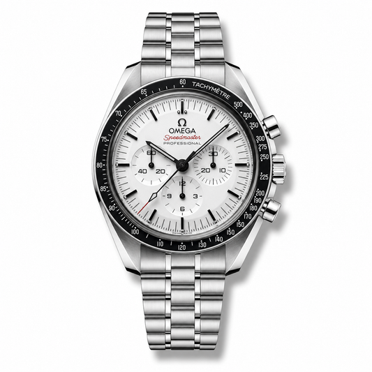 Omega Speedmaster White Dial Moonwatch Professional CoAxial Master Chronometer Chronograph 42 mm