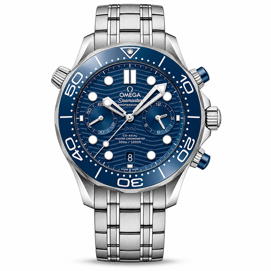 Omega Seamaster Diver 300M Chronograph Blue Dial 44mm