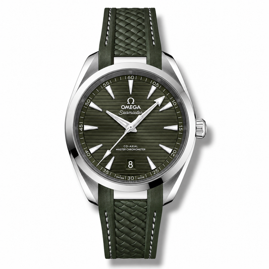 Omega AquaTerra 150M Co-Axial Master Chronometer – Green Dial Rubber Strap 38mm