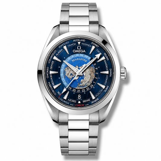 Omega Aqua Terra 150M CoAxial Master WorldTimer 41 mm