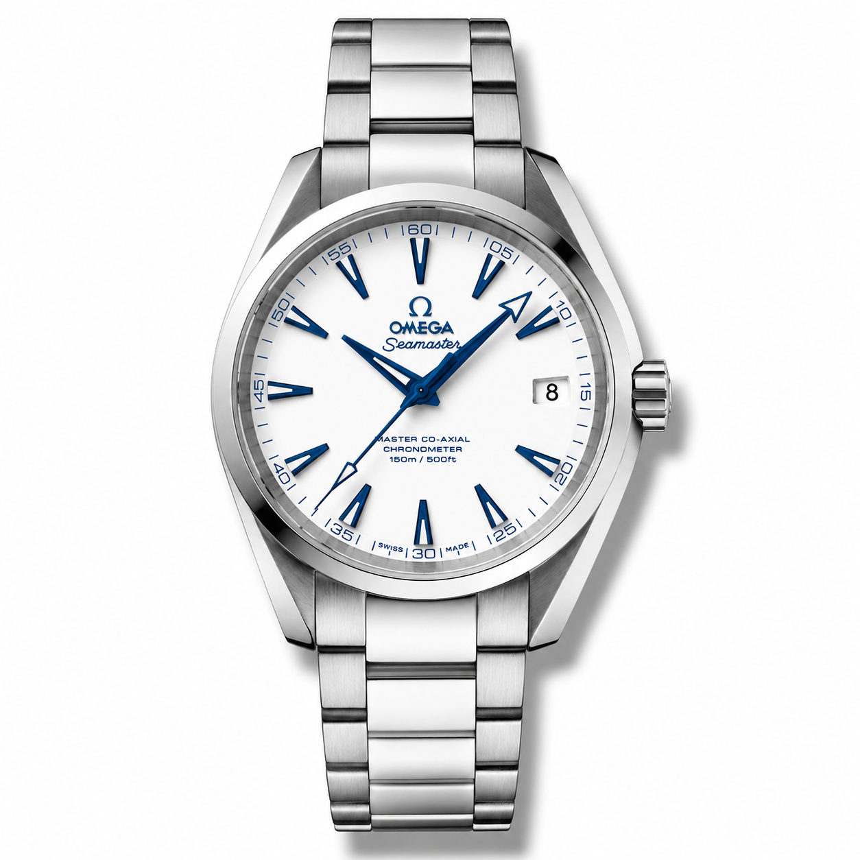 Omega Aqua Terra 150M CoAxial Master Chronometer White Dial 41mm