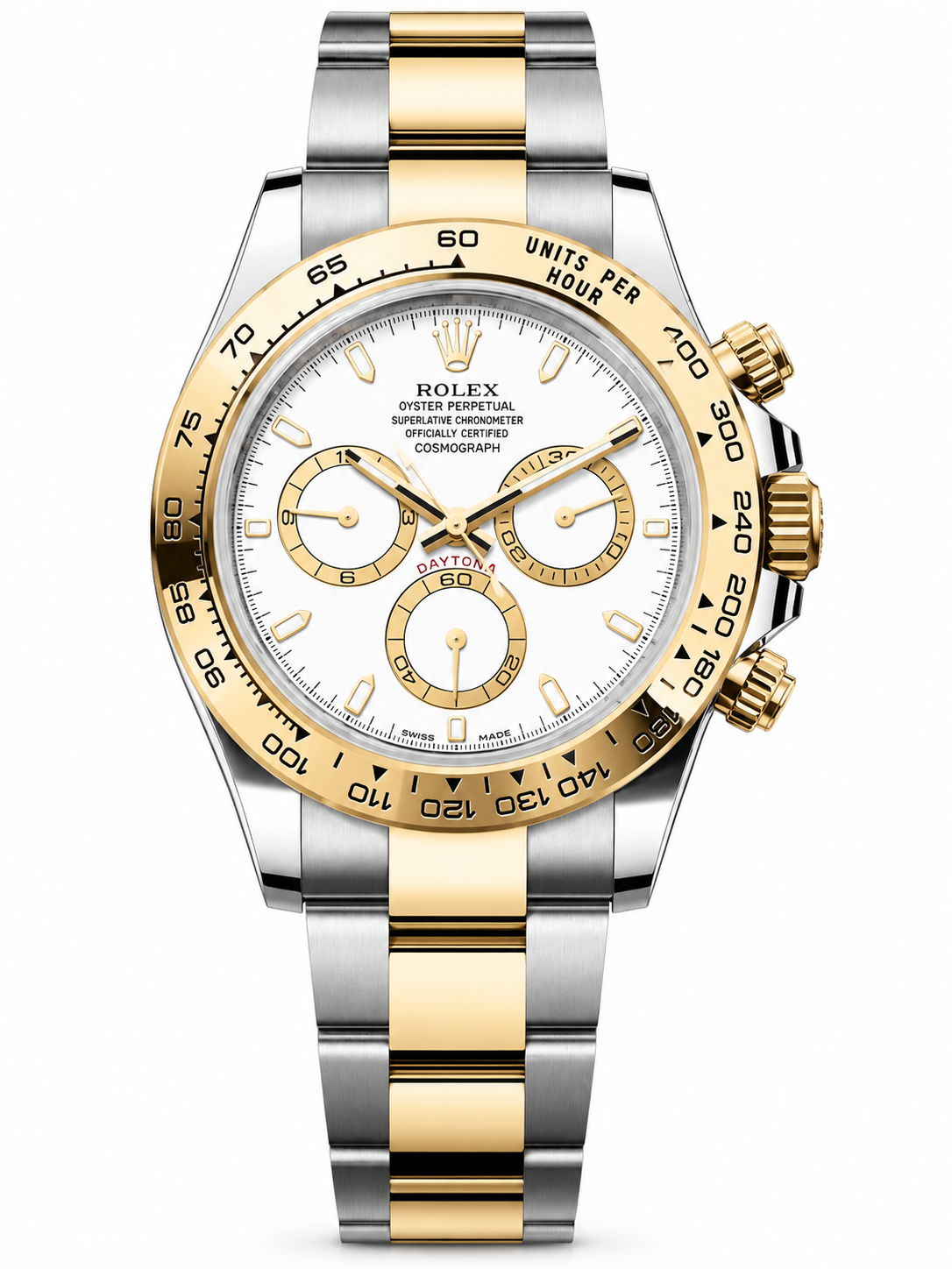 Rolex Daytona – Two Tone White Dial (Steel & Gold)