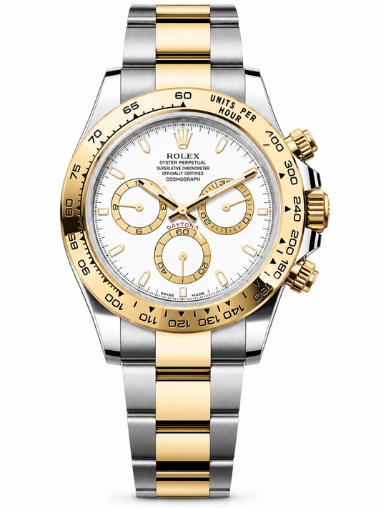 Rolex Daytona – Two Tone White Dial (Steel & Gold)