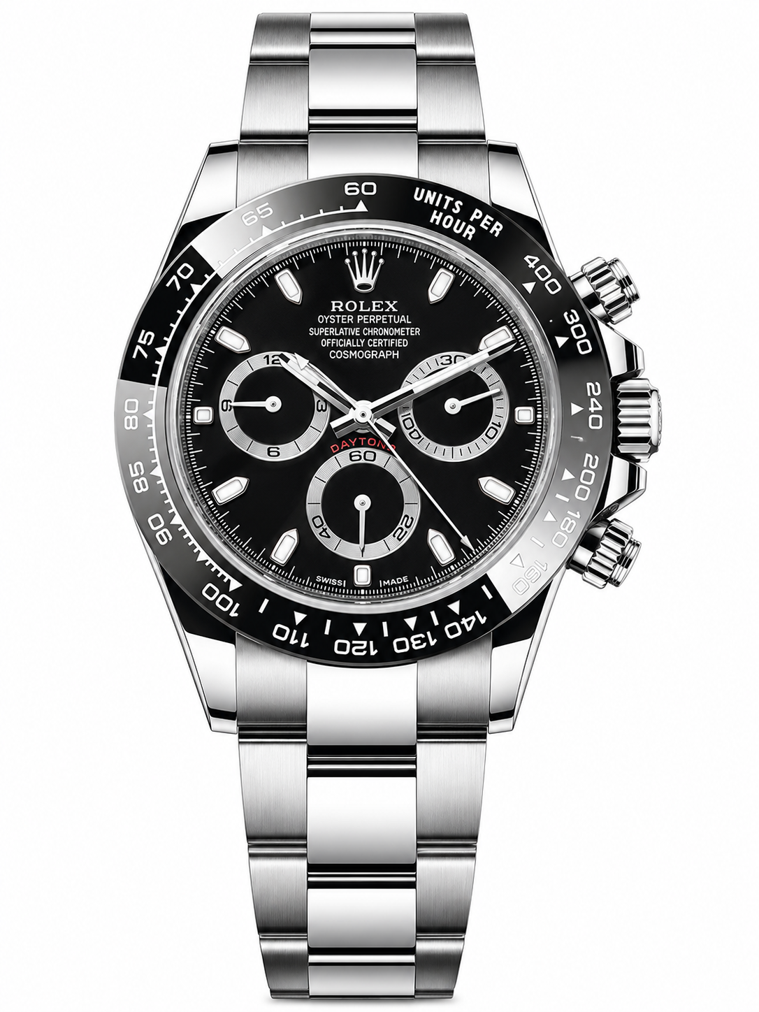 Rolex Daytona – Steel Black Dial Ceramic Bezel