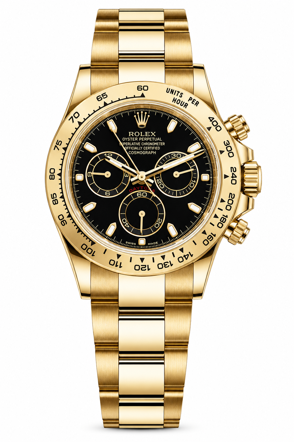 Rolex Daytona – Yellow Gold Black Dial