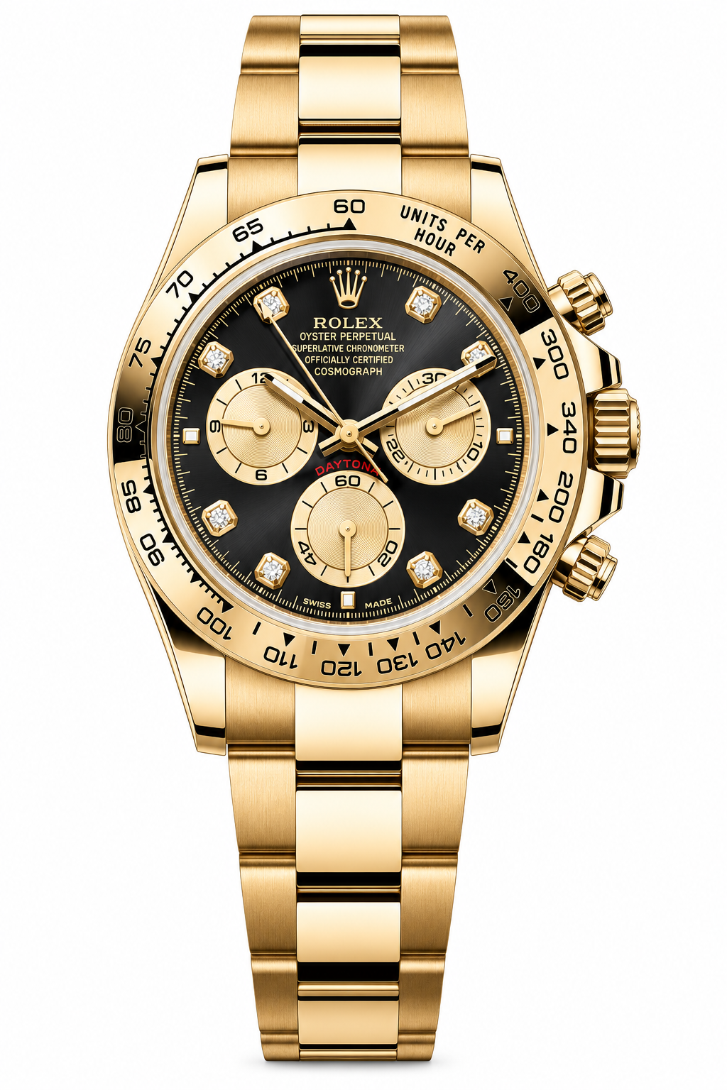 Rolex Daytona – Paul Newman Black Dial With Diamond Markers