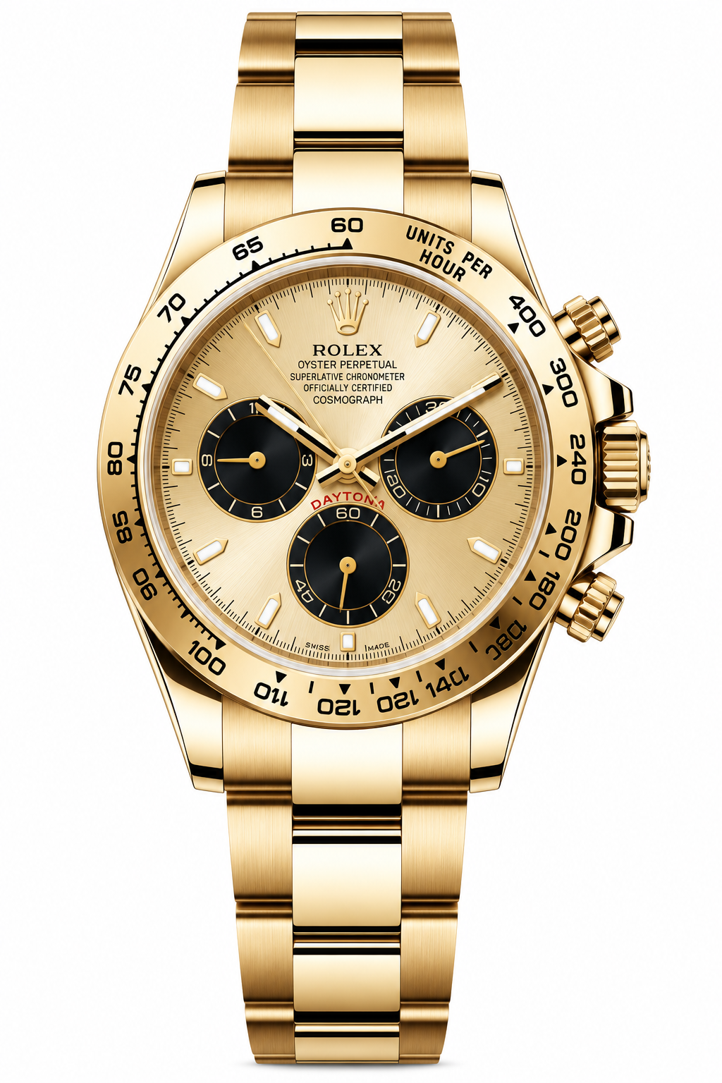 Rolex Daytona – Yellow Gold Panda DIAL