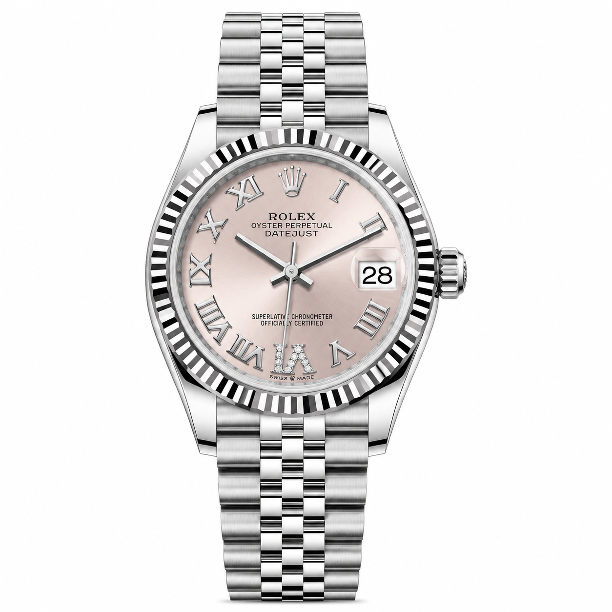 Rolex Datejust – Pink Roman Dial 31MM