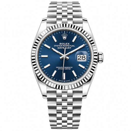 Rolex Datejust Steel Blue Dial Jubilee 36mm
